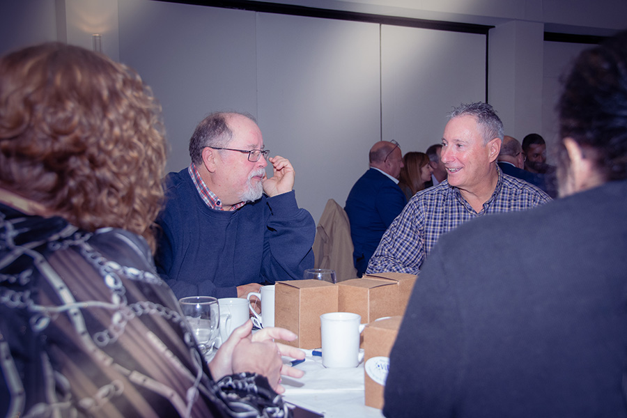 Luc Levesque, President of the Foundation of the Friends of the Grand Falls General Hospital and Jean-Luc, Executive director of the Friends of Healthcare Foundation (Campbellton)